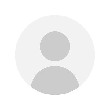 Default profile avatar icon with neutral gray silhouette on white.